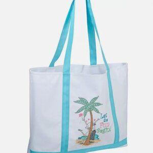 Lillian Rose Let The Fun Begin Nylon Tote Bag Wedding Gift Keepsake